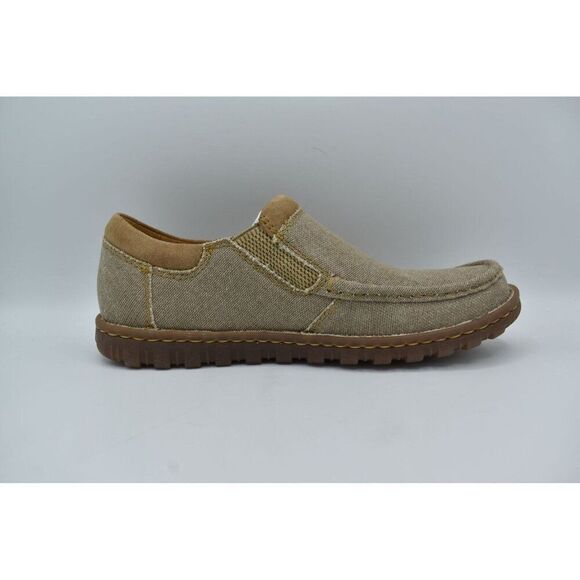 Born Mens Size 9 Gudmund Natural Canvas Slip On Loafers Shoes main image 11
